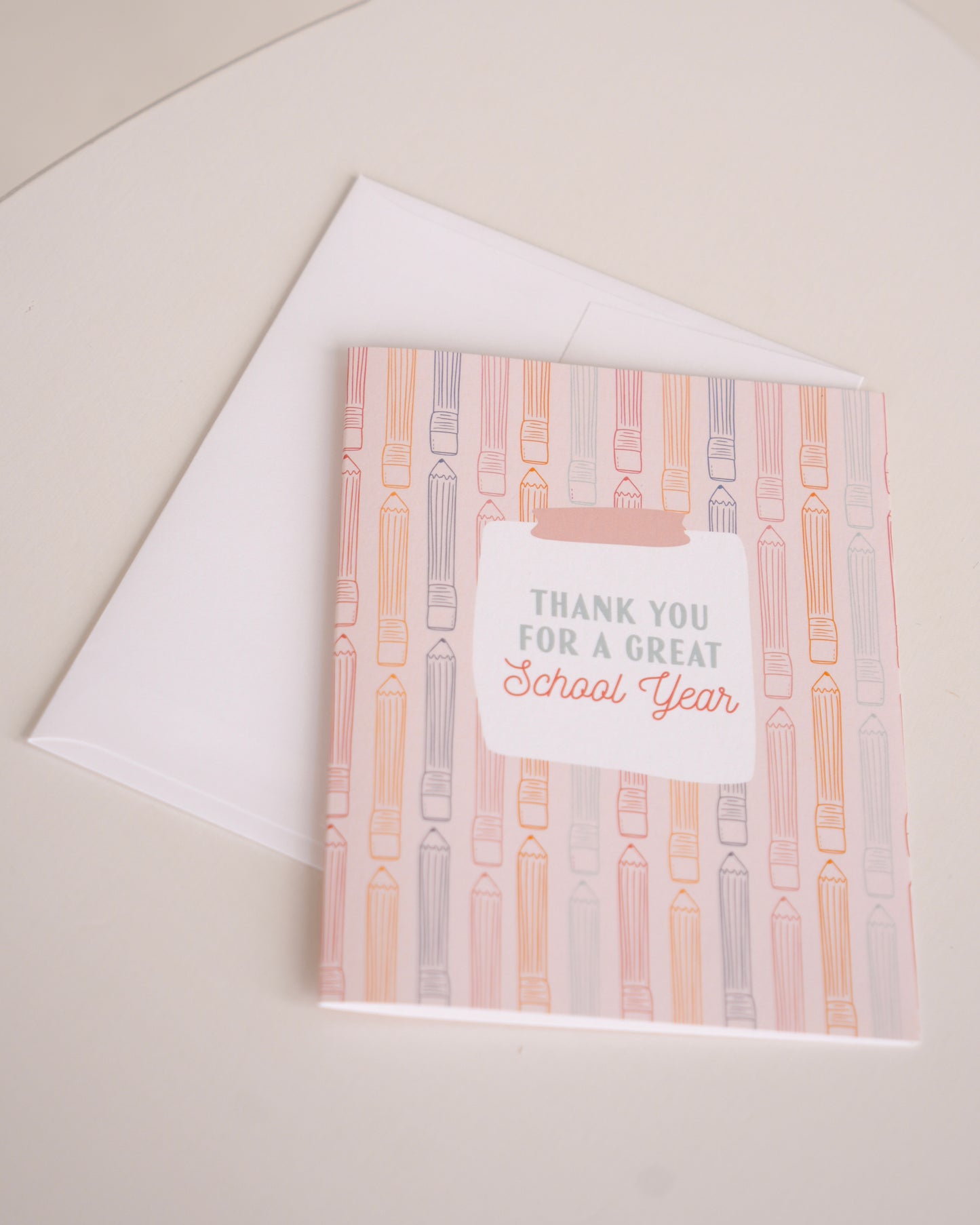 School Year Teacher Greeting Card