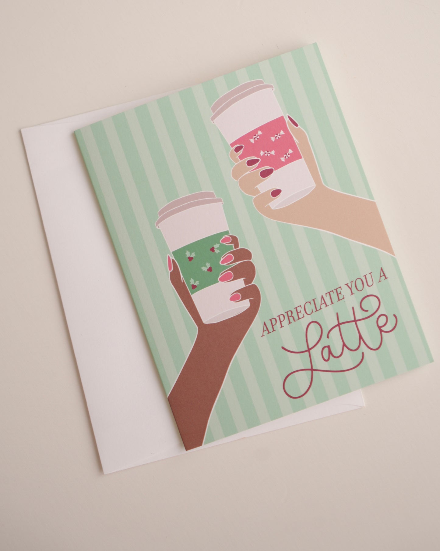 Appreciate You a Latte Christmas Greeting Card