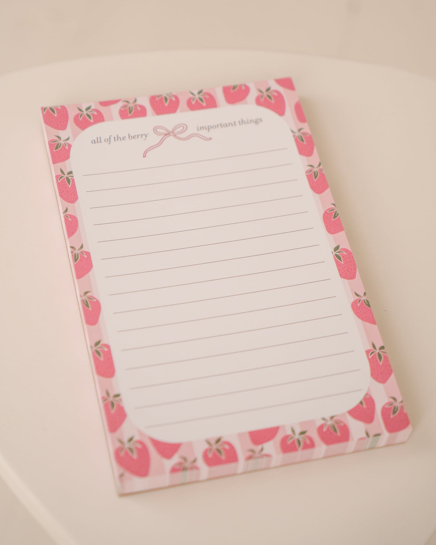Berry Important Things Notepad