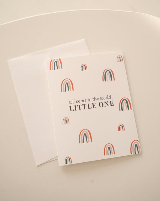 Little Rainbow Baby Greeting Card