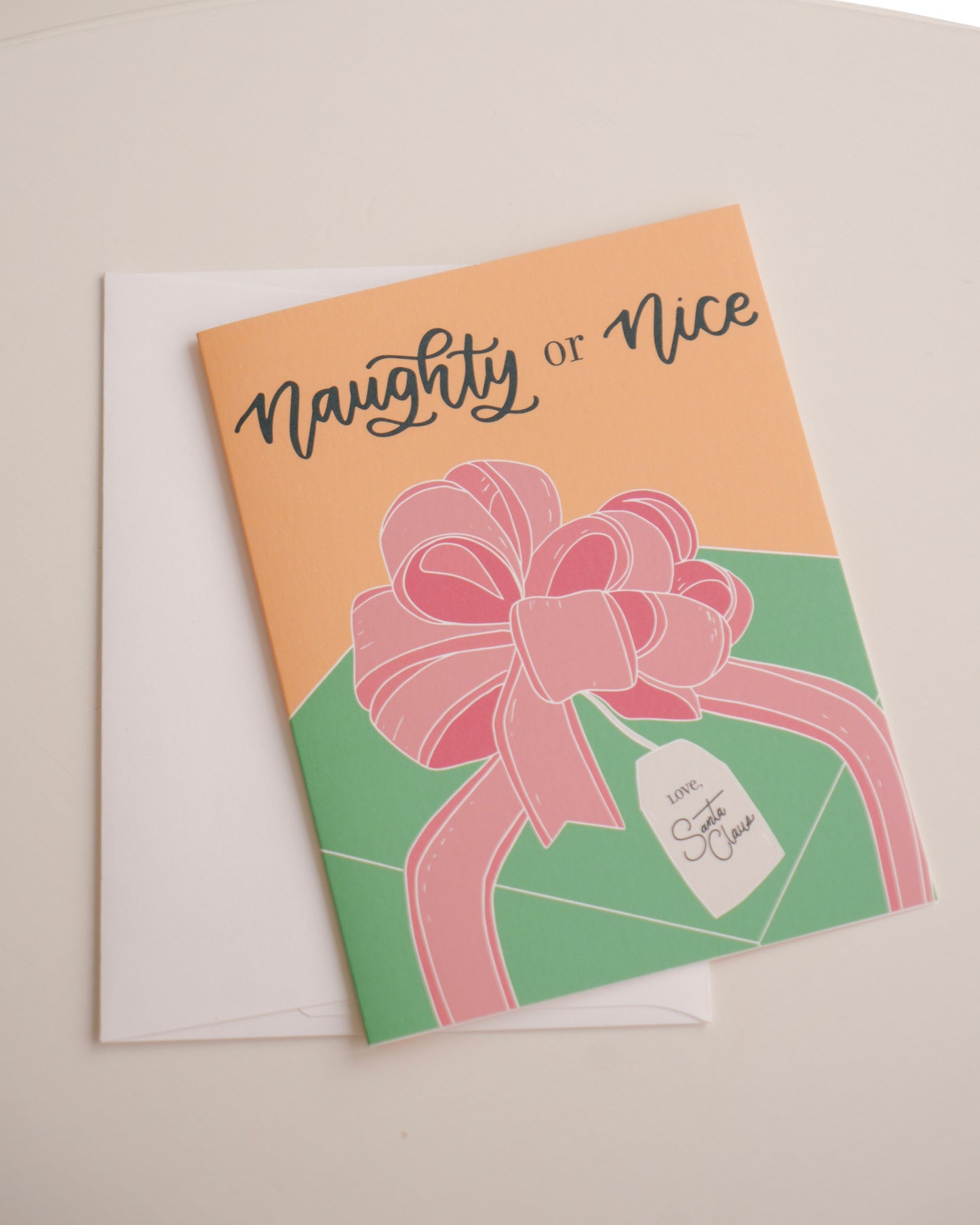 Naughty or Nice Greeting Card