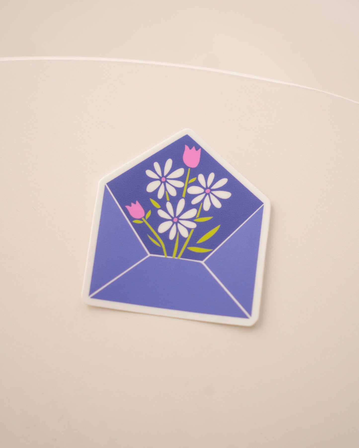 Floral Envelope Sticker - January Monthly Mini Collection
