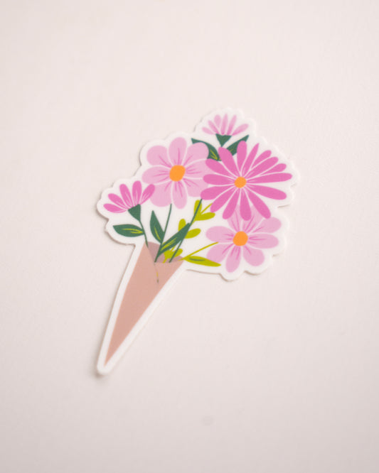 Flower Bouquet Sticker - March Monthly Mini Collection