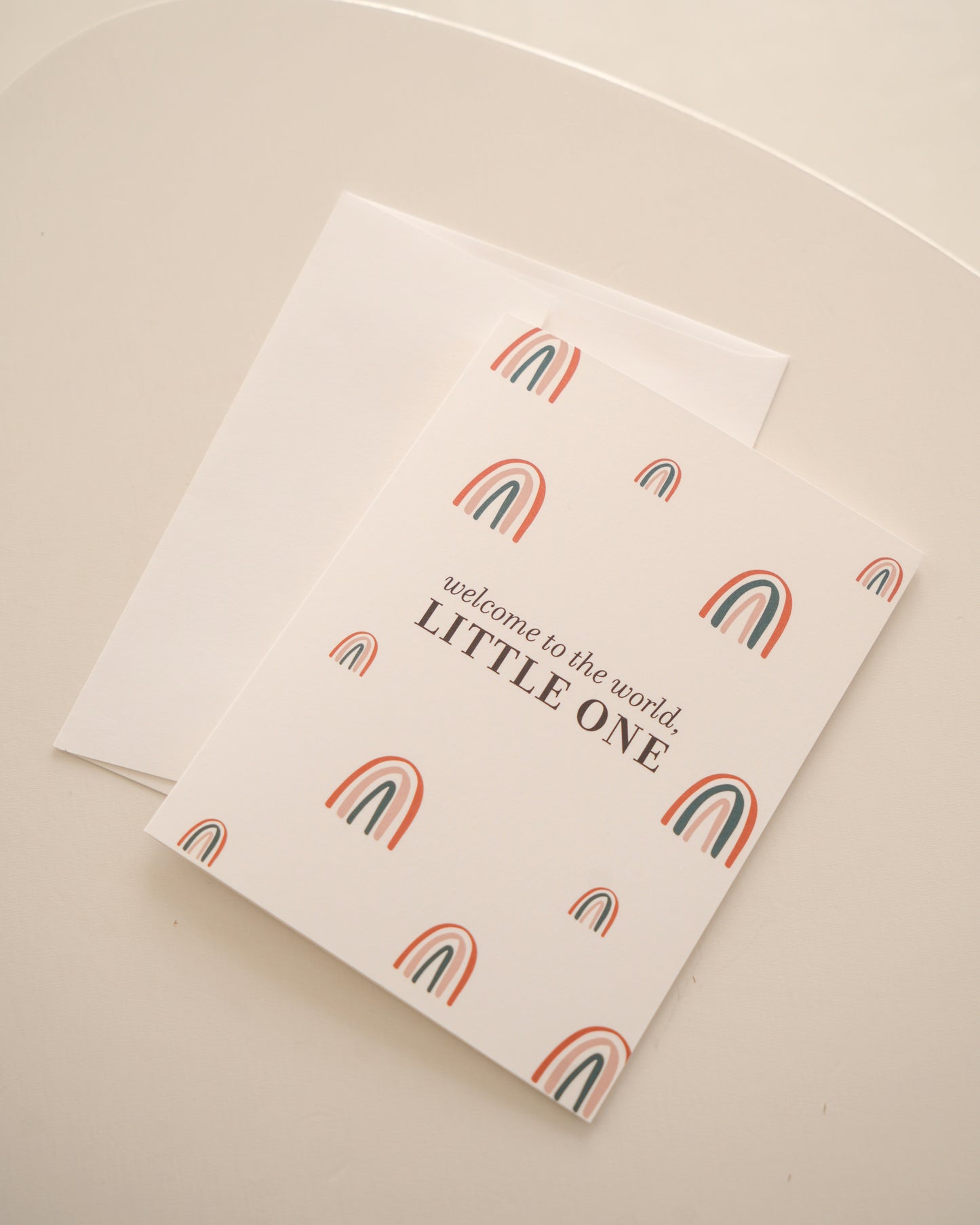 Little Rainbow Baby Greeting Card