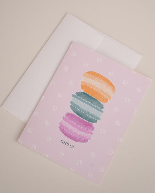 Merci Thank You Greeting Card