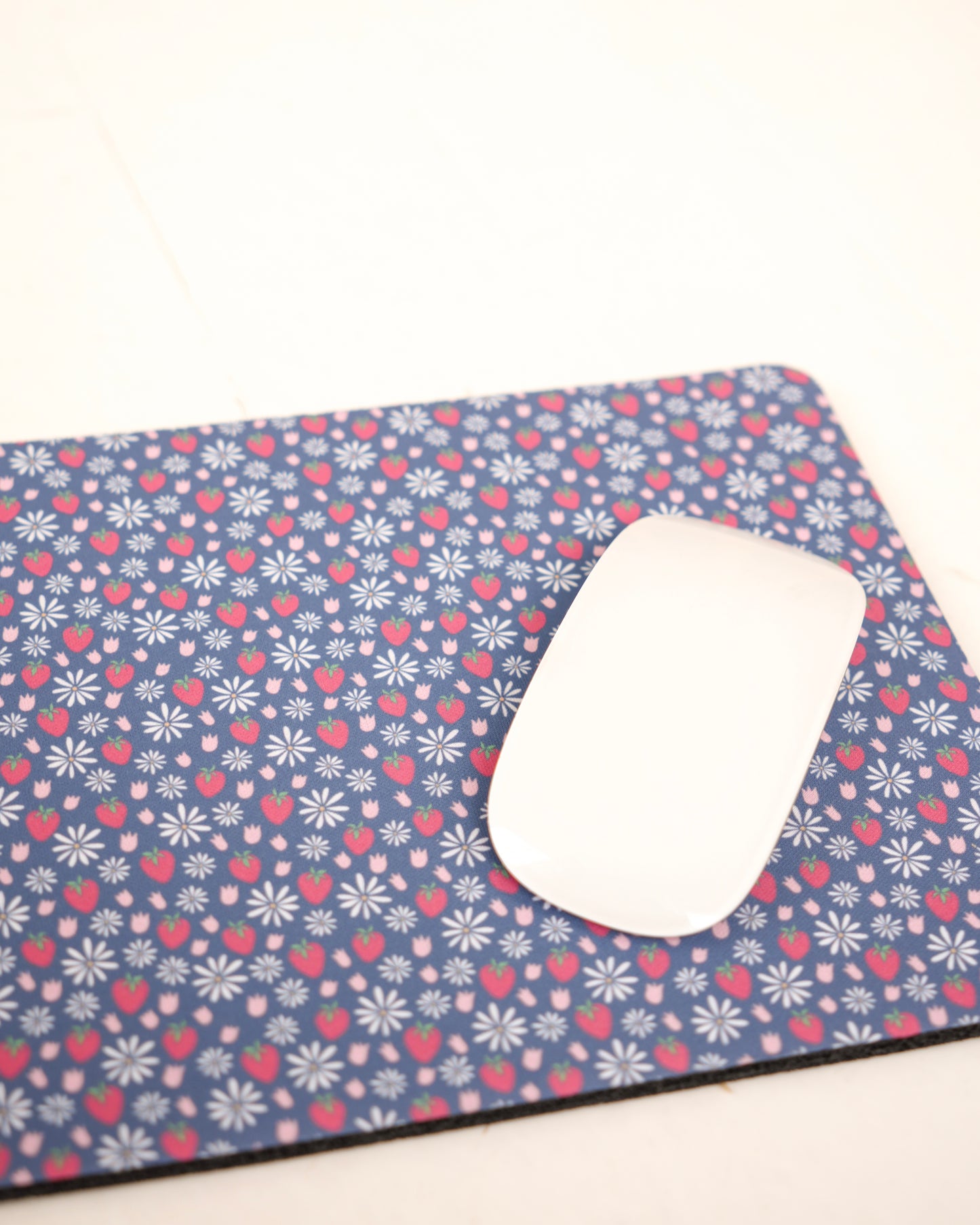Strawberry Blooms Mouse Pad