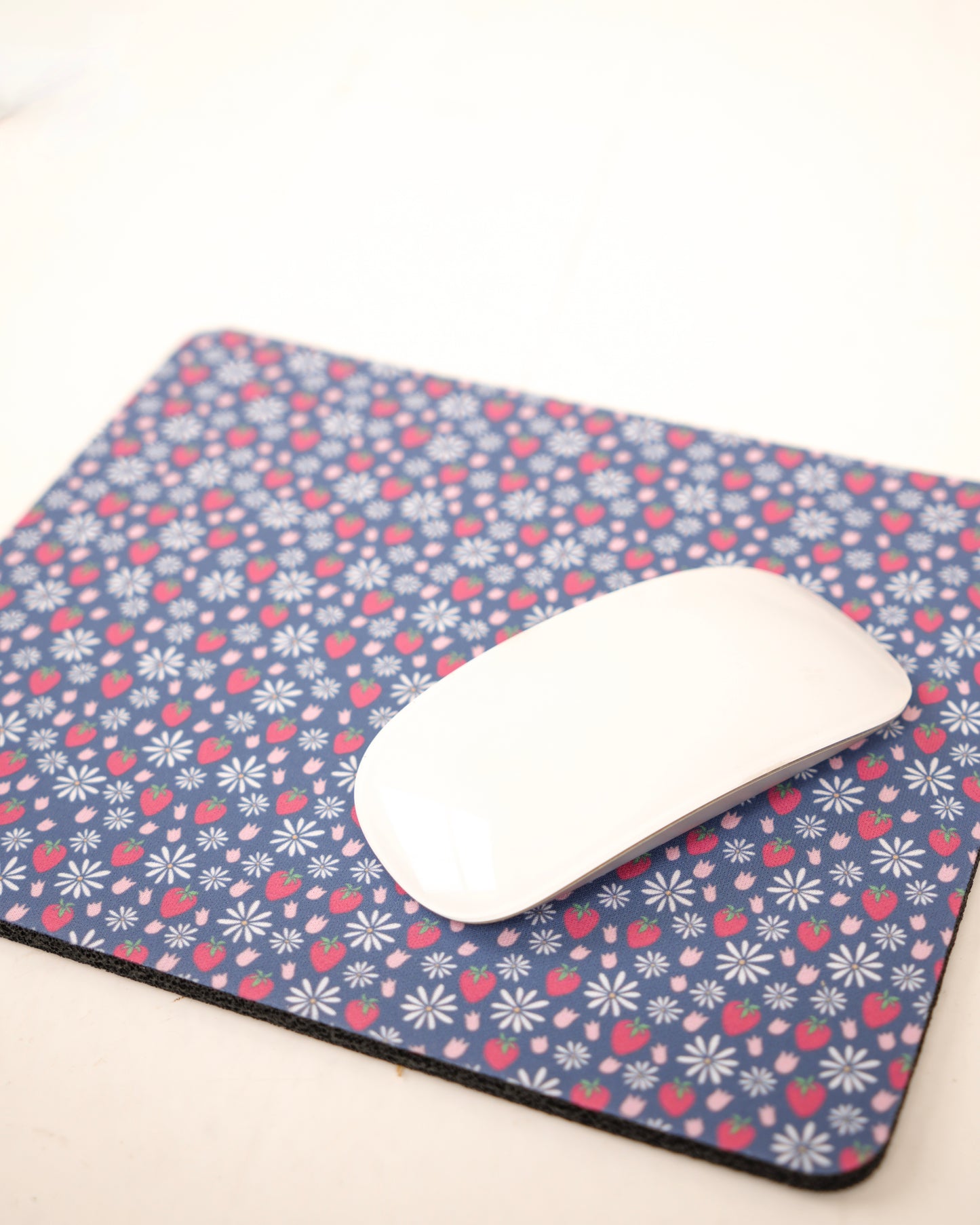 Strawberry Blooms Mouse Pad