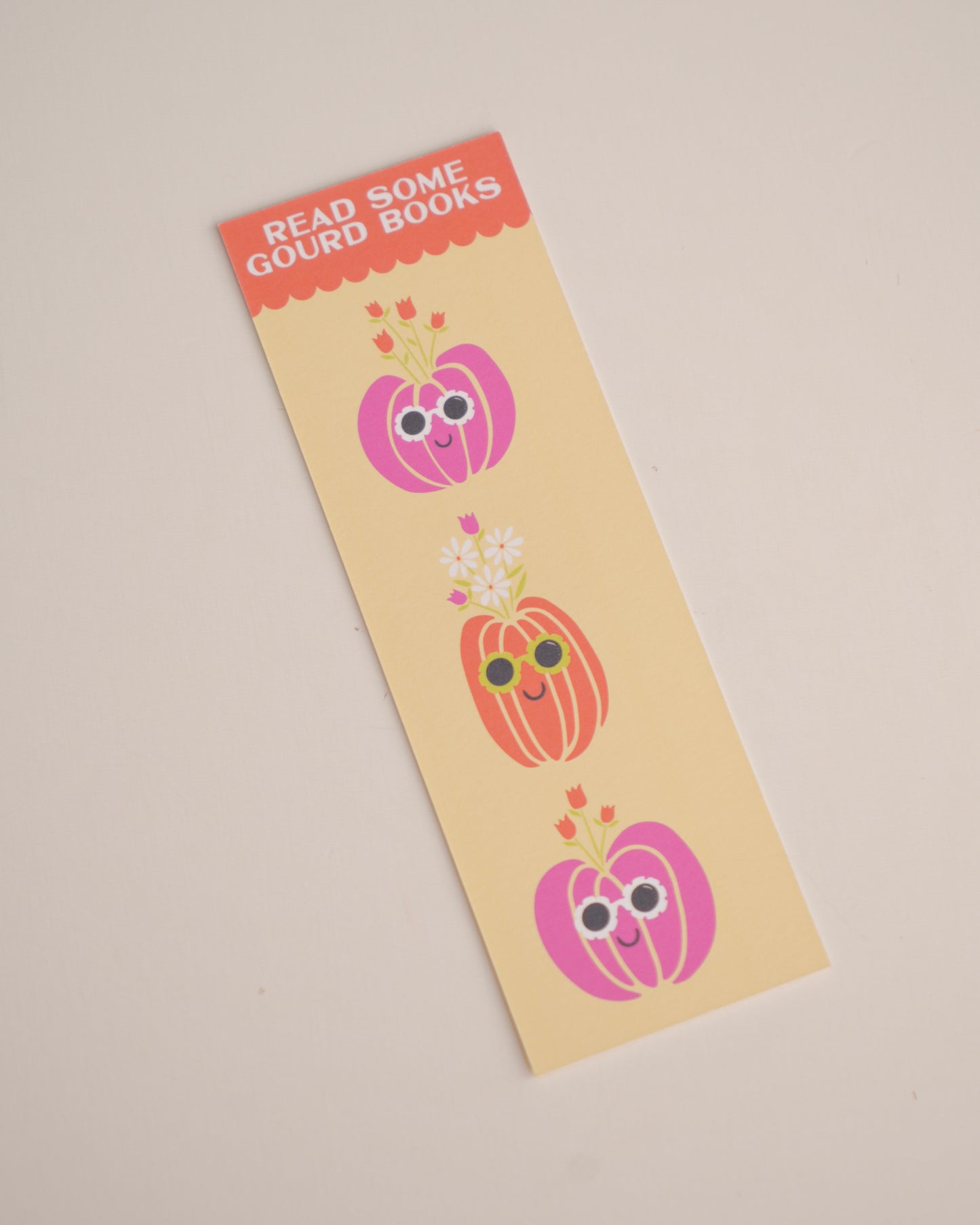 Read Some Gourd Books Pumpkin Bookmark