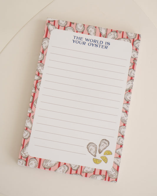 World is Your Oyster Notepad