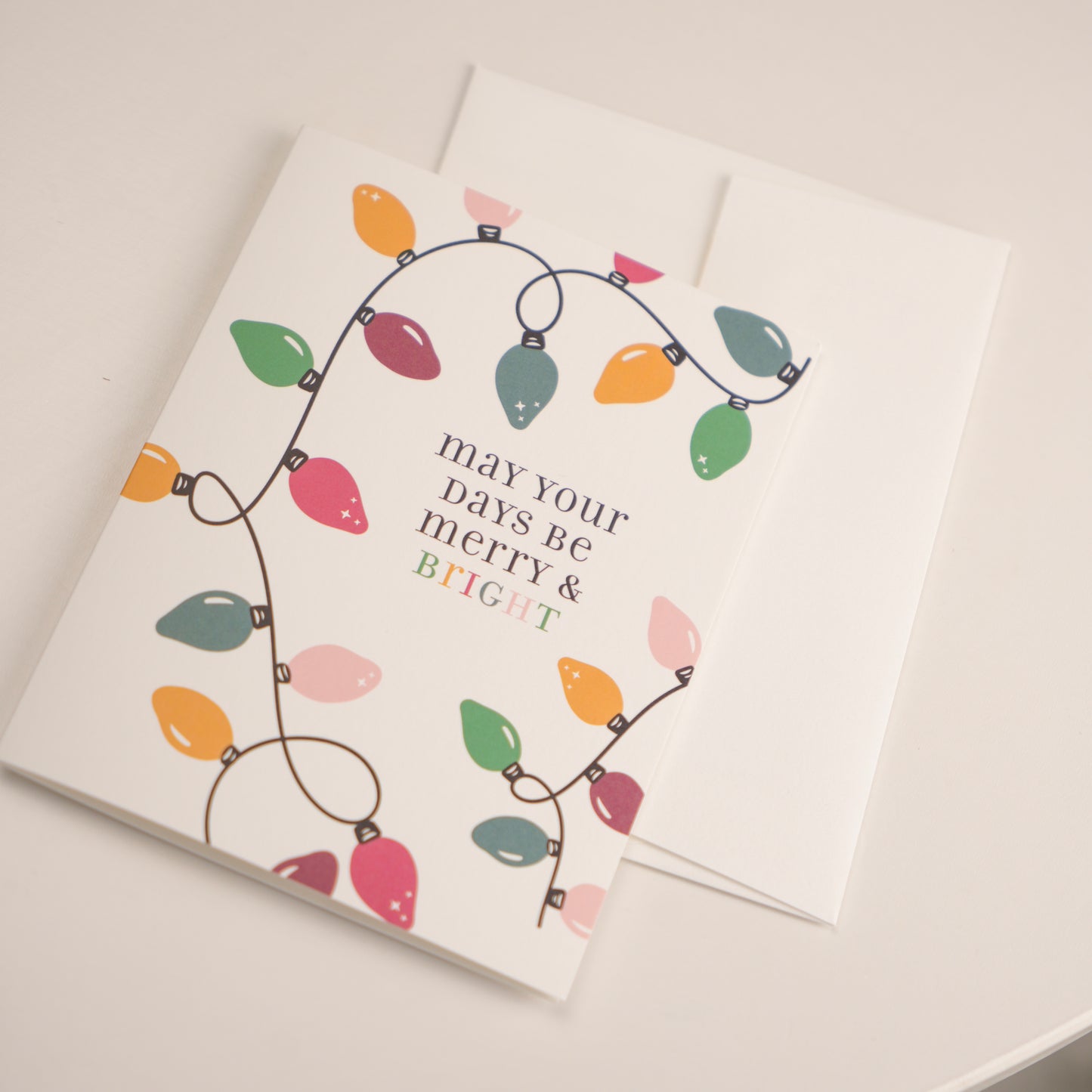 Bright Lights Greeting Card