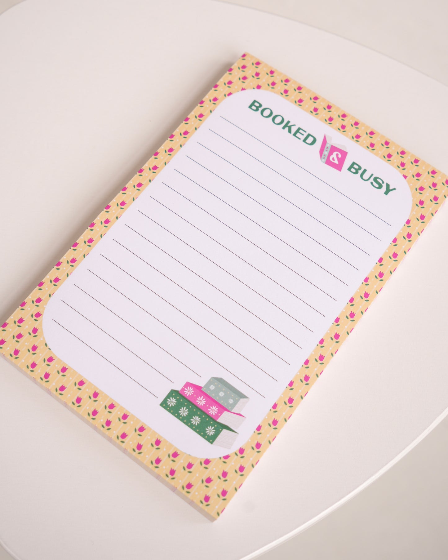 Booked & Busy Notepad