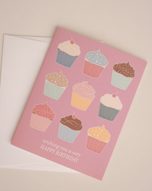 Birthday Cupcake Greeting Card