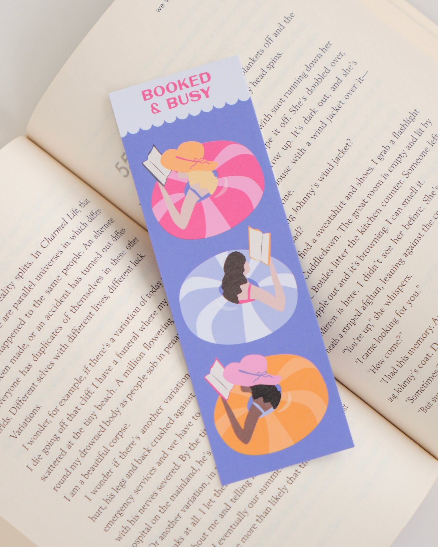 Booked & Busy Bookmark