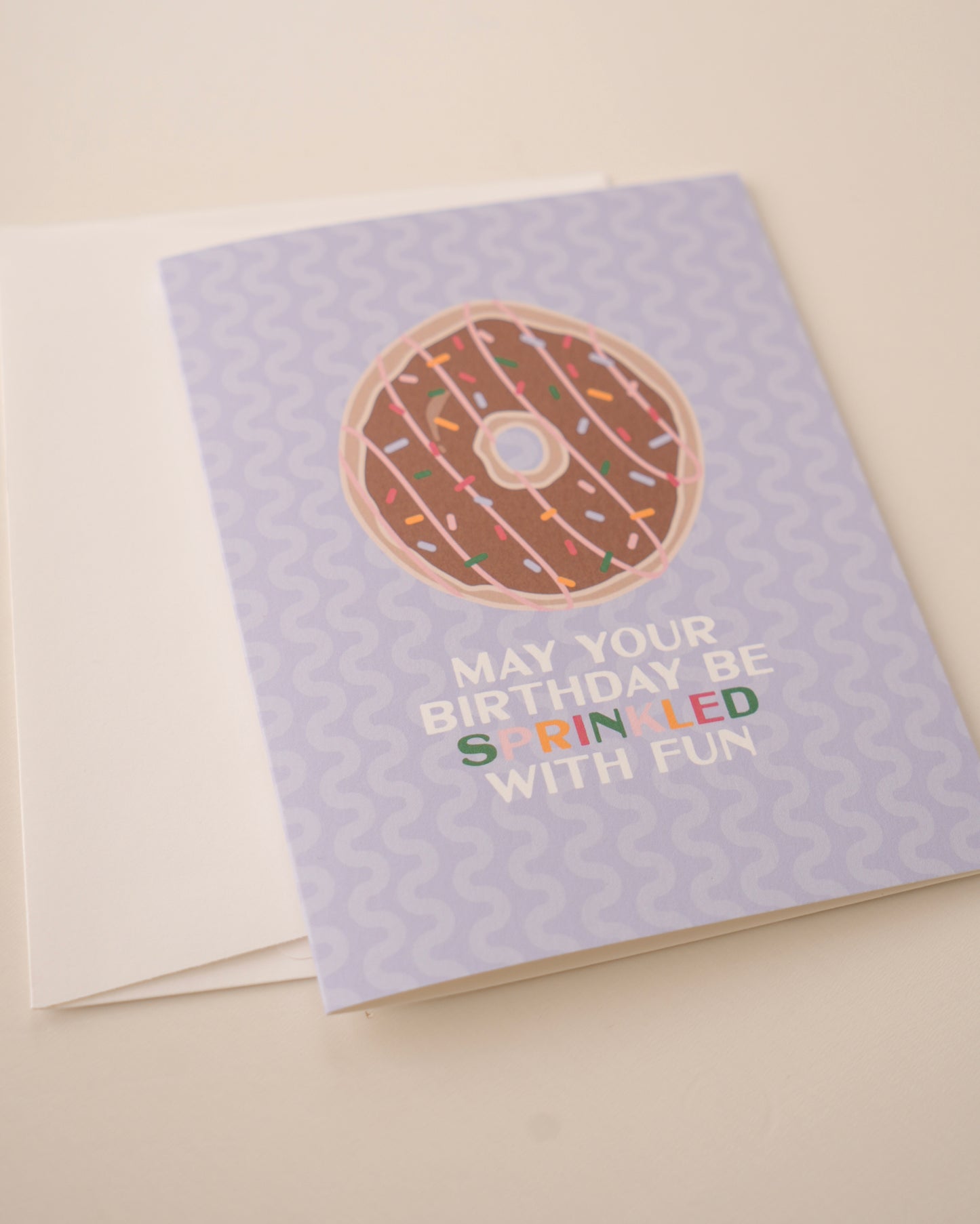 Sprinkled Birthday Greeting Card - April Monthly Mini Collection