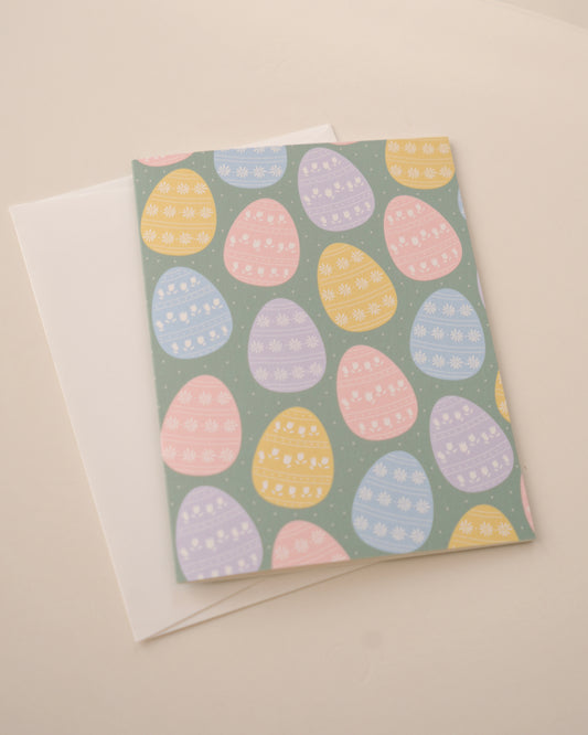 Easter Eggs Card