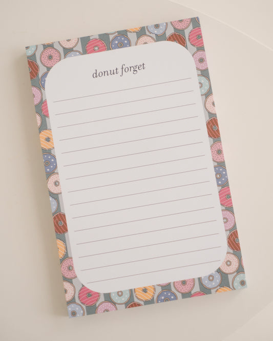 Donut Forget Notepad