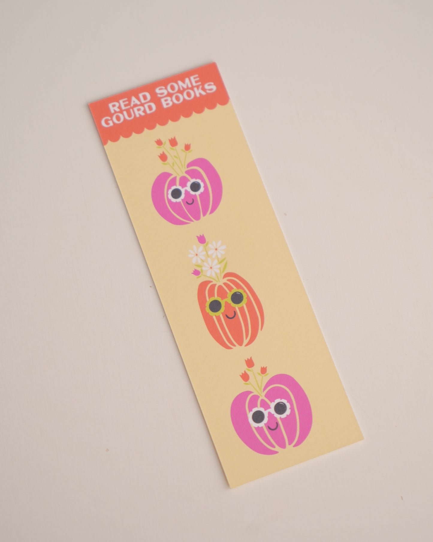 Read Some Gourd Books Pumpkin Bookmark