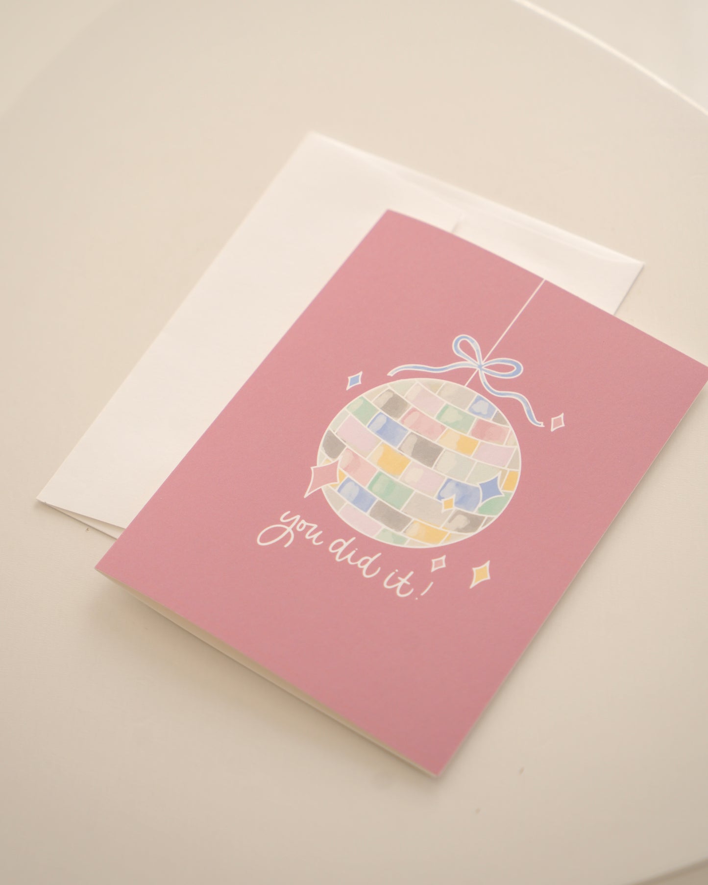 You Did It Disco Greeting Card