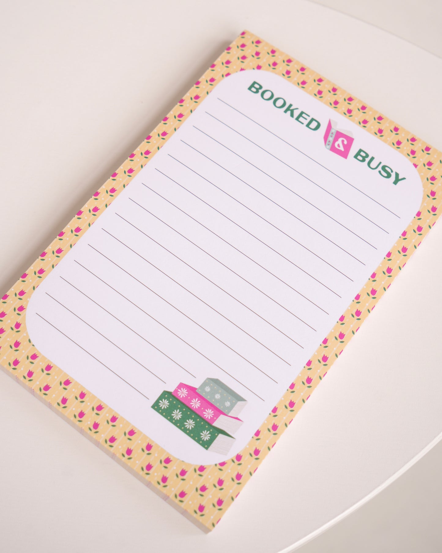 Booked & Busy Notepad