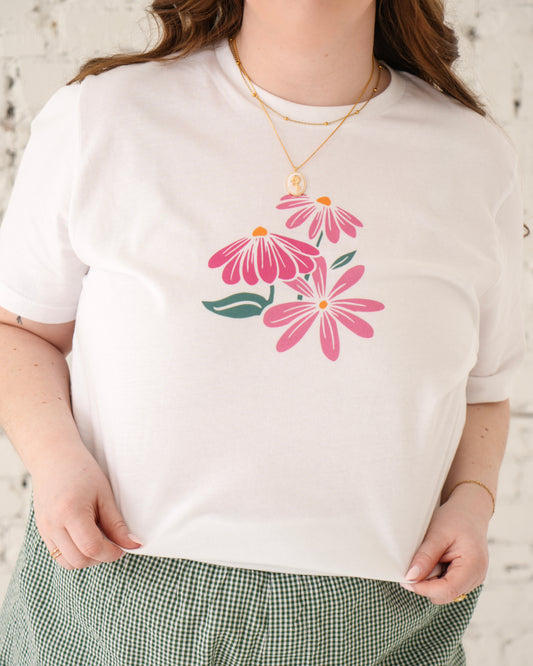 Thanks for Being You Floral Graphic Tee
