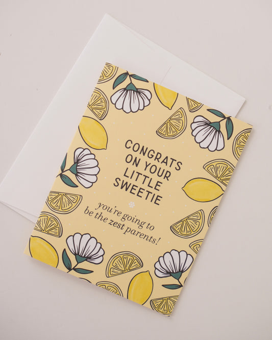 Lemon Baby Greeting Card