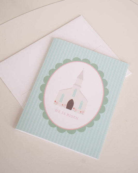 He is Risen Easter Card
