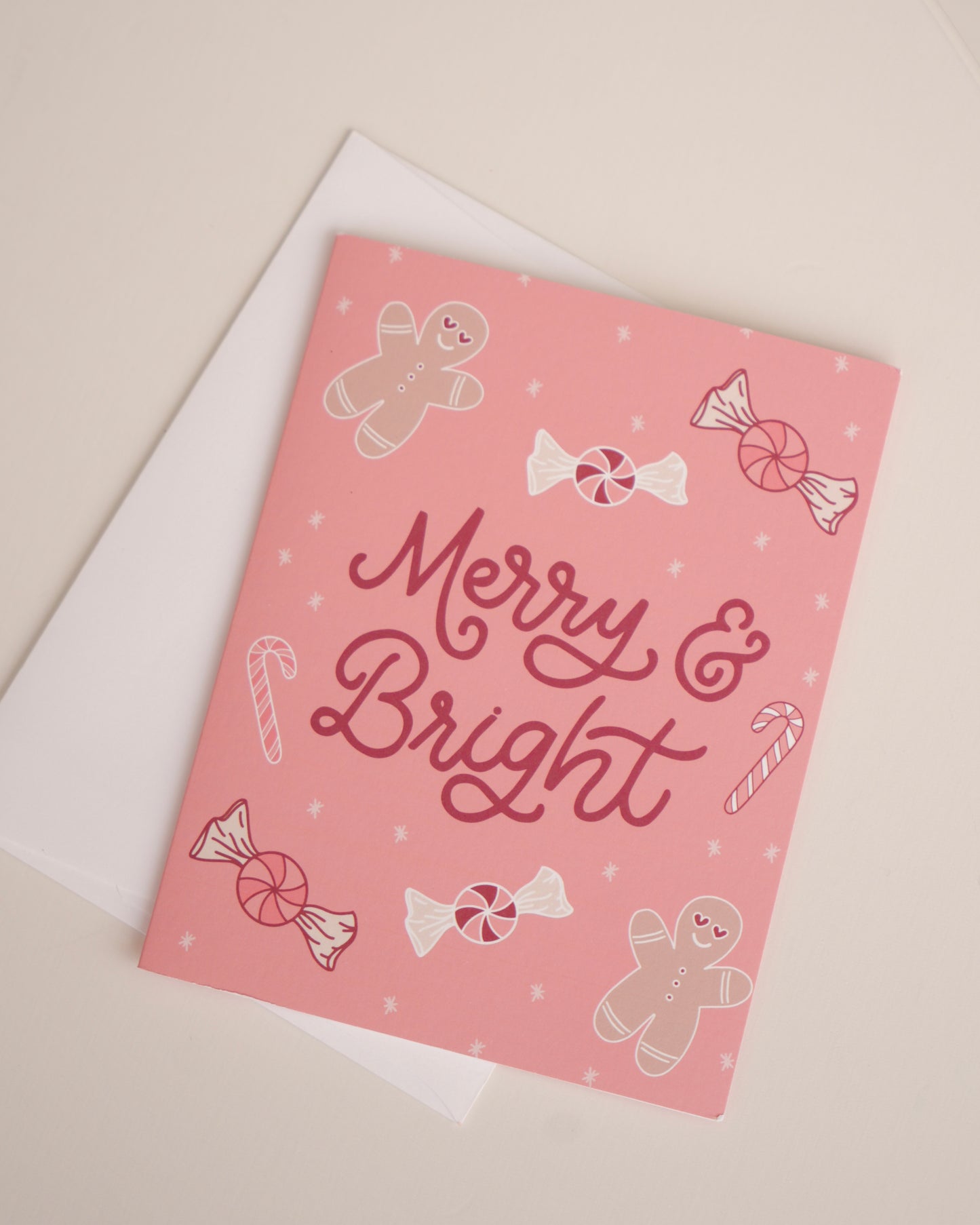 Merry & Bright Christmas Greeting Card