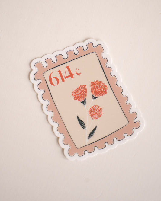 614 Ohio Stamp Sticker