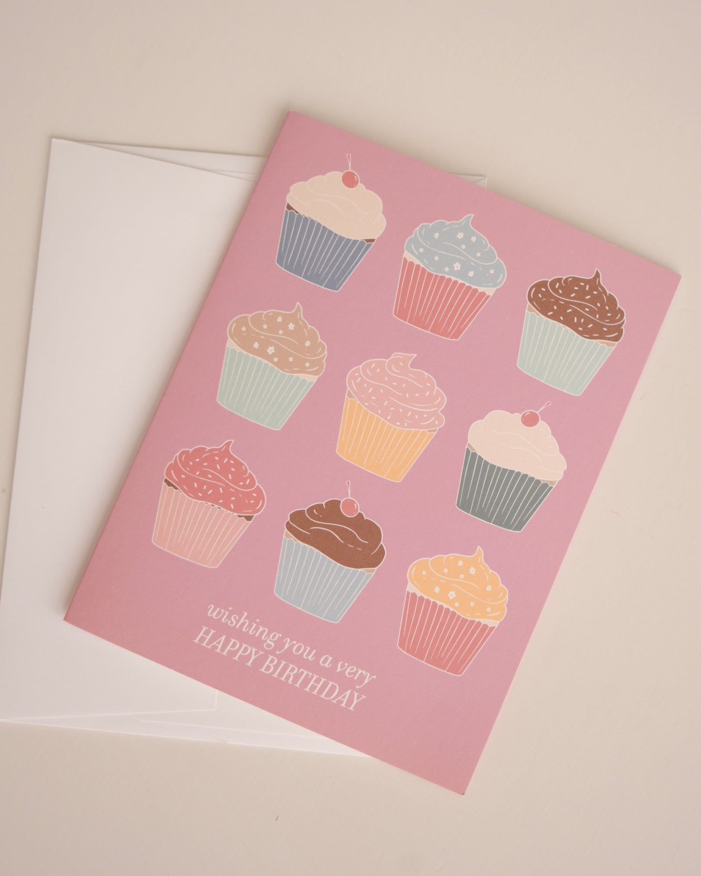 Birthday Cupcake Greeting Card