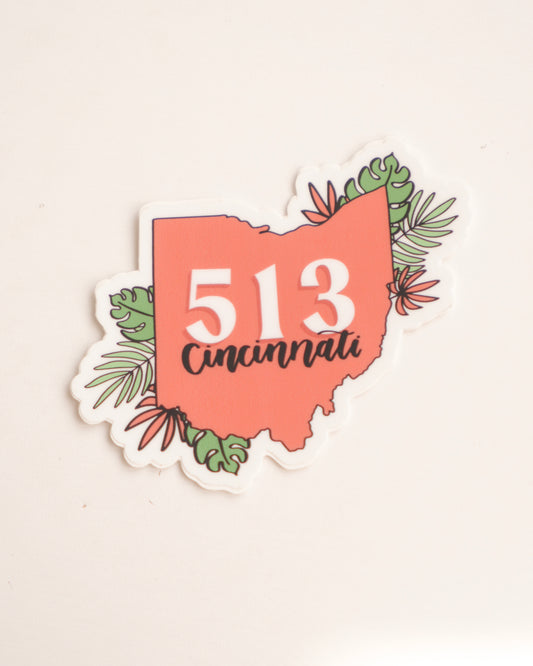 Cincy Jungle Botanical Sticker