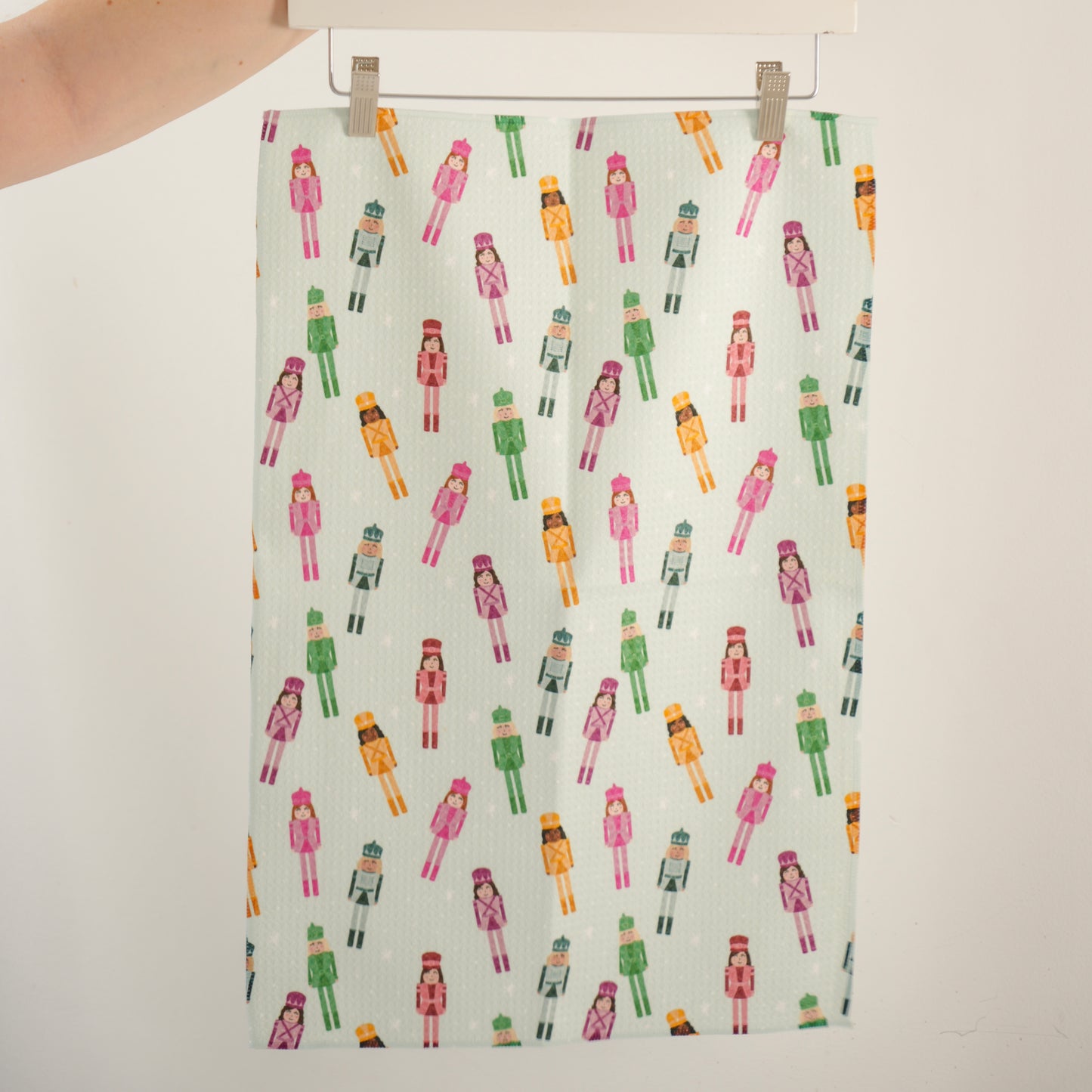 Nutcracker Waffle Knit Towel