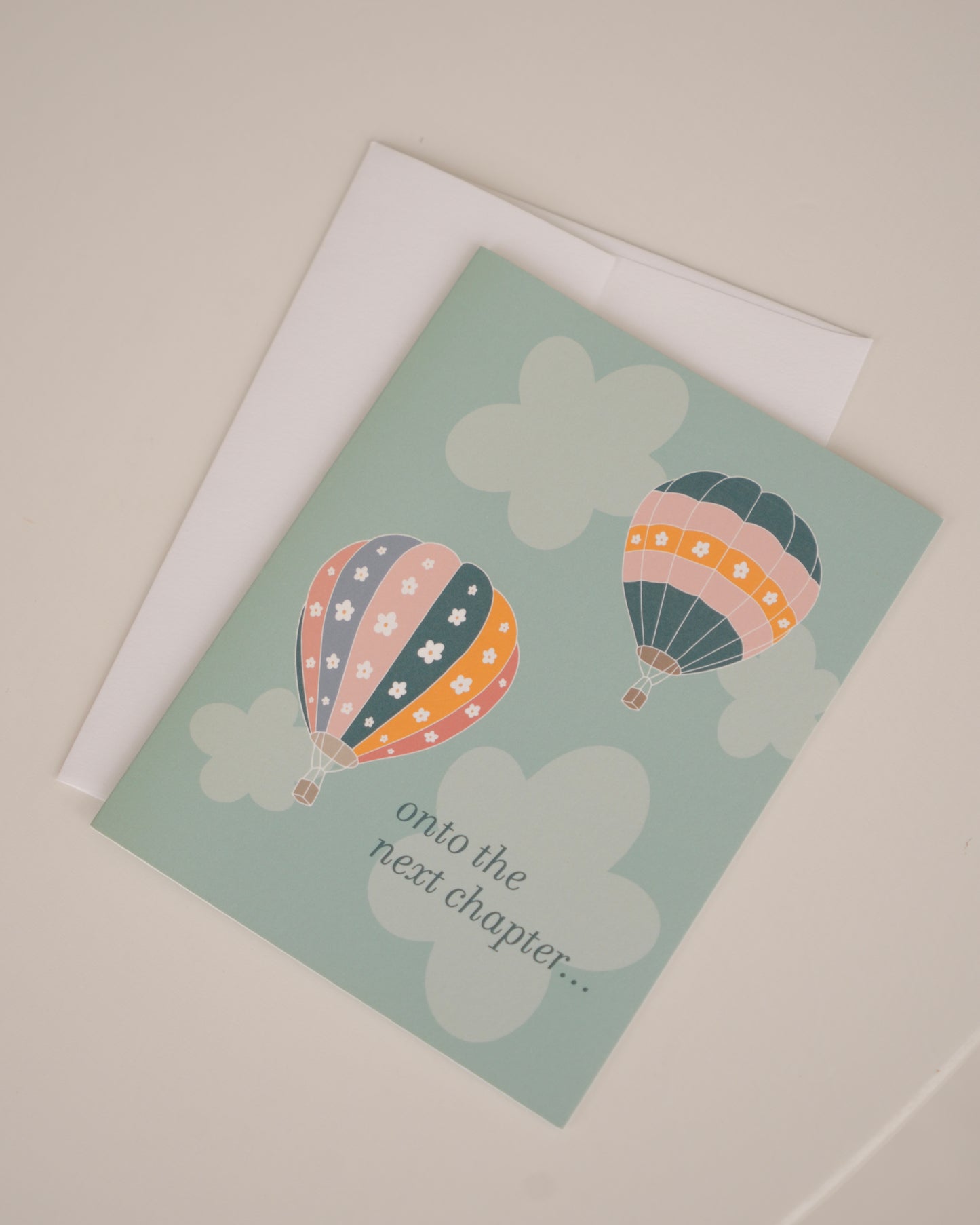 Onto the Next Chapter Greeting Card