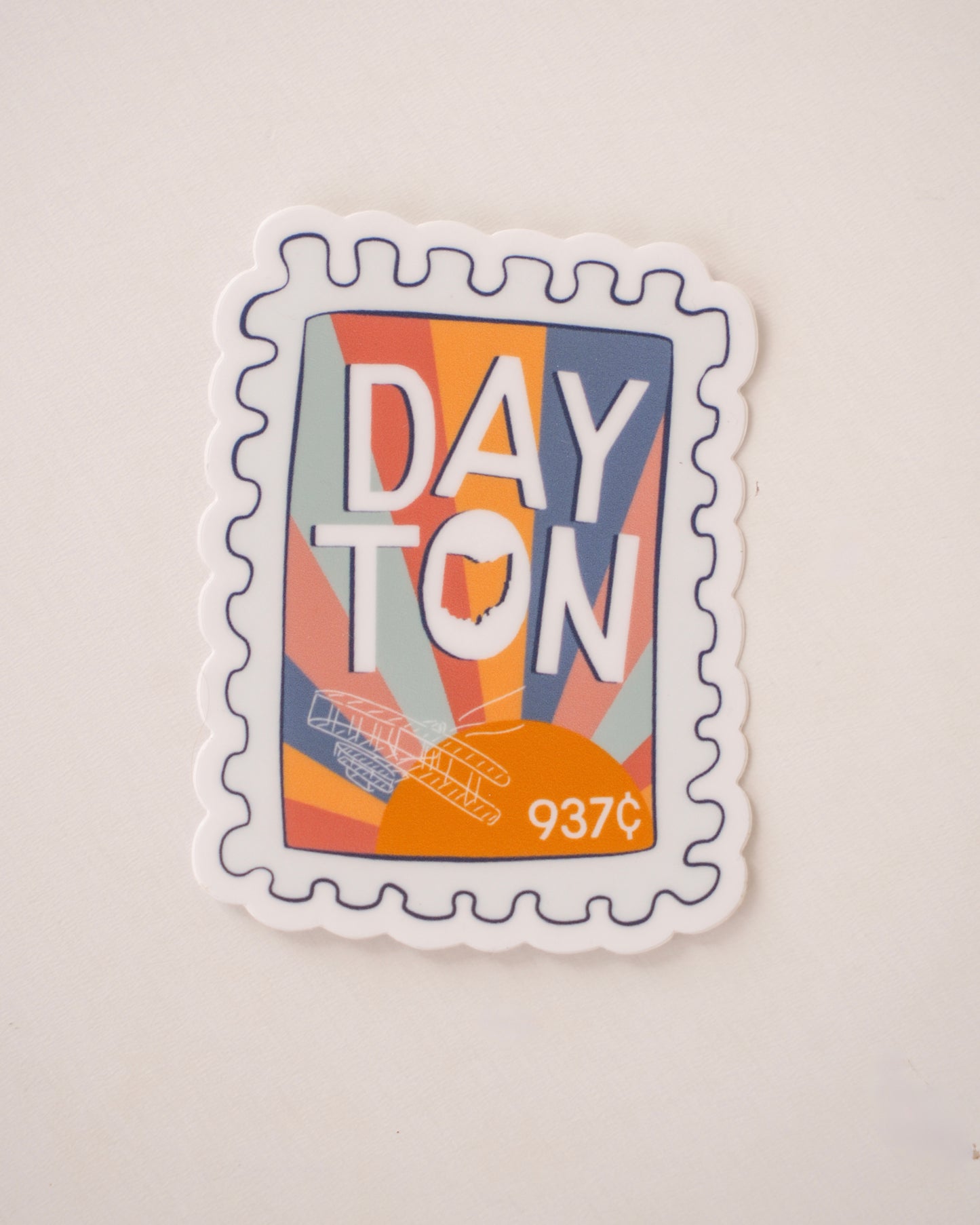 Dayton Stamp Sticker