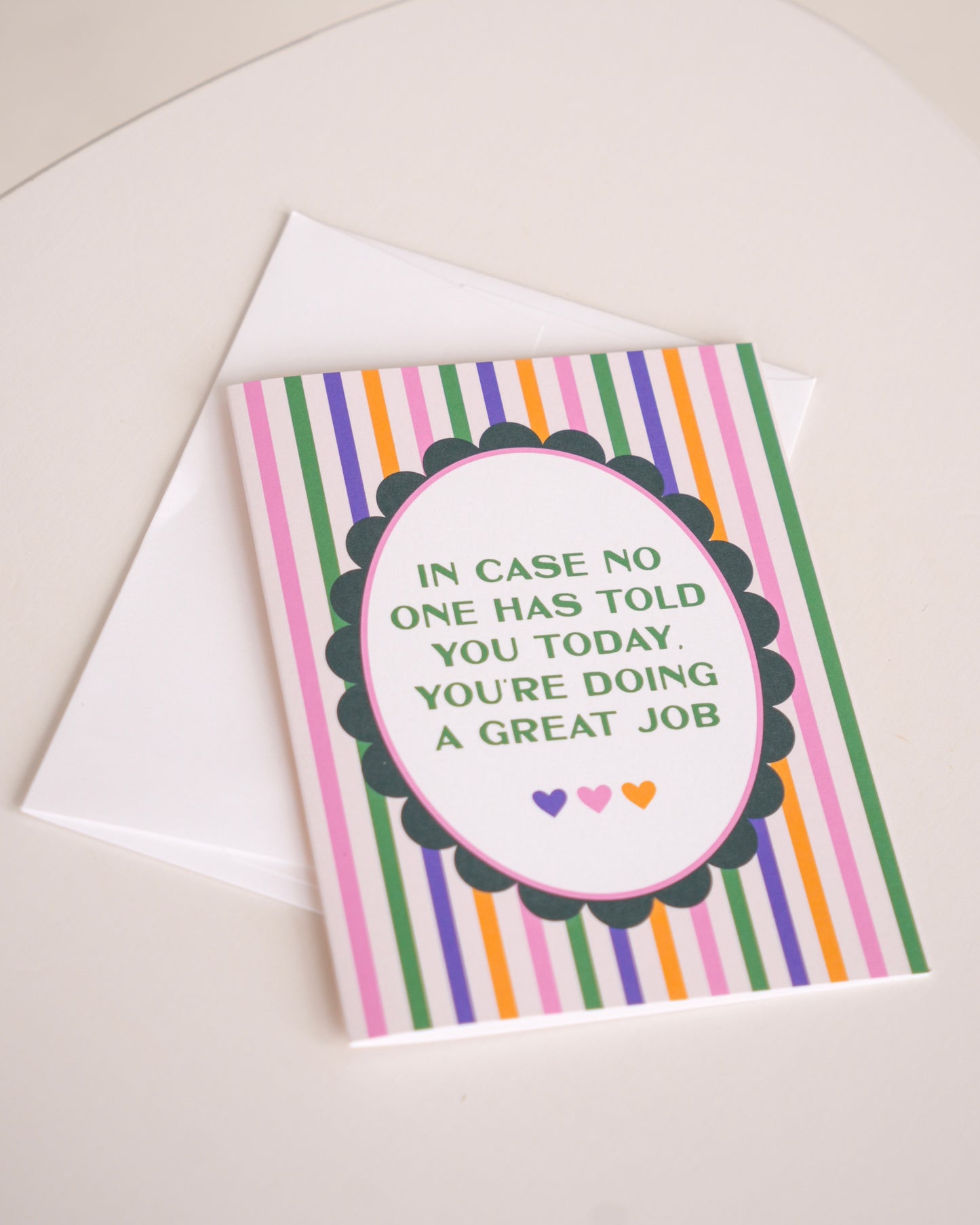 Doing a Great Job Encouragement Greeting Card