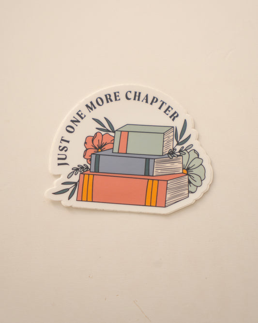 Just One More Chapter Sticker