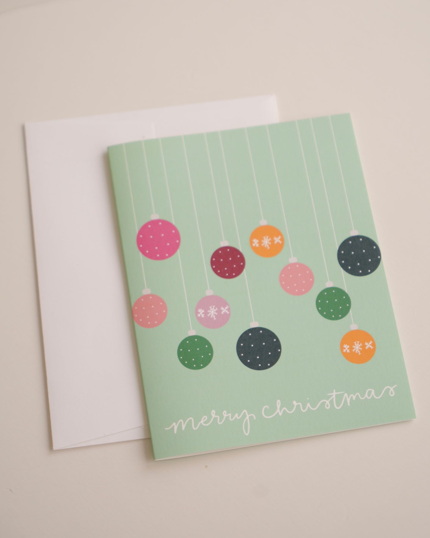 Christmas Ornaments Greeting Card