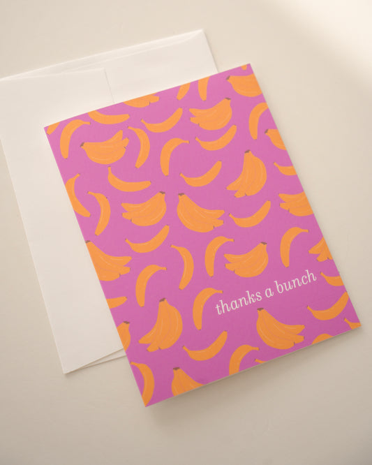 Thanks a Bunch Greeting Card