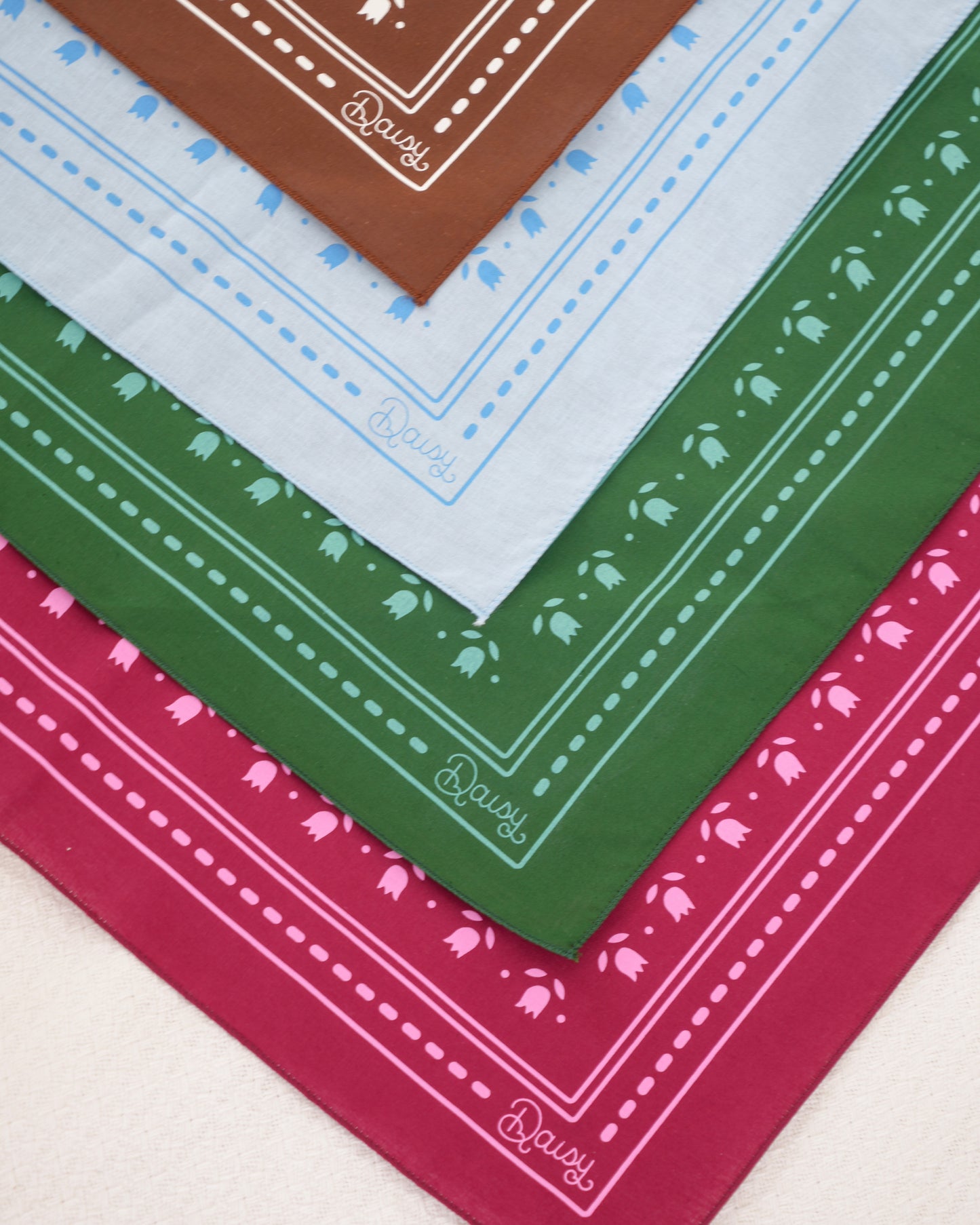 Floral Bandana - Choose Your Color