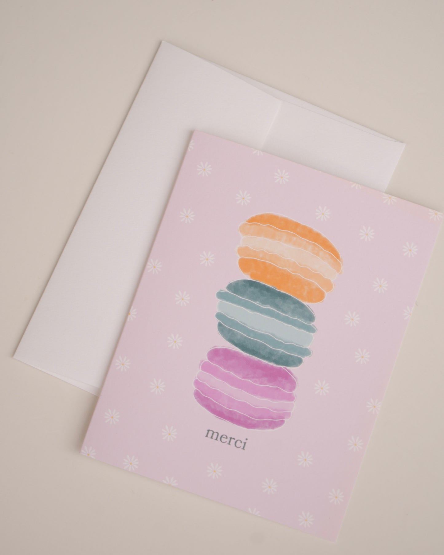 Merci Thank You Greeting Card