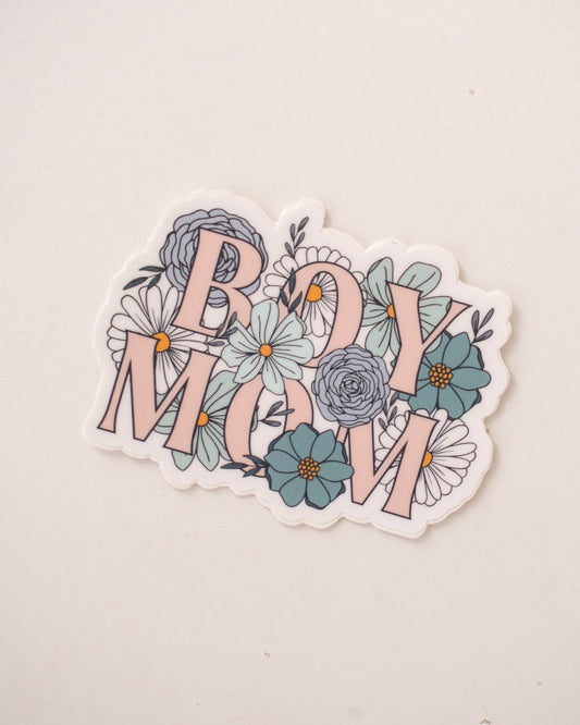 Boy Mom Sticker