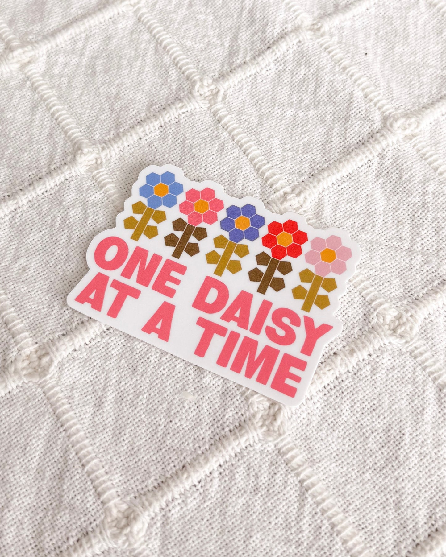 One Daisy at a Time Morning Blooms Sticker