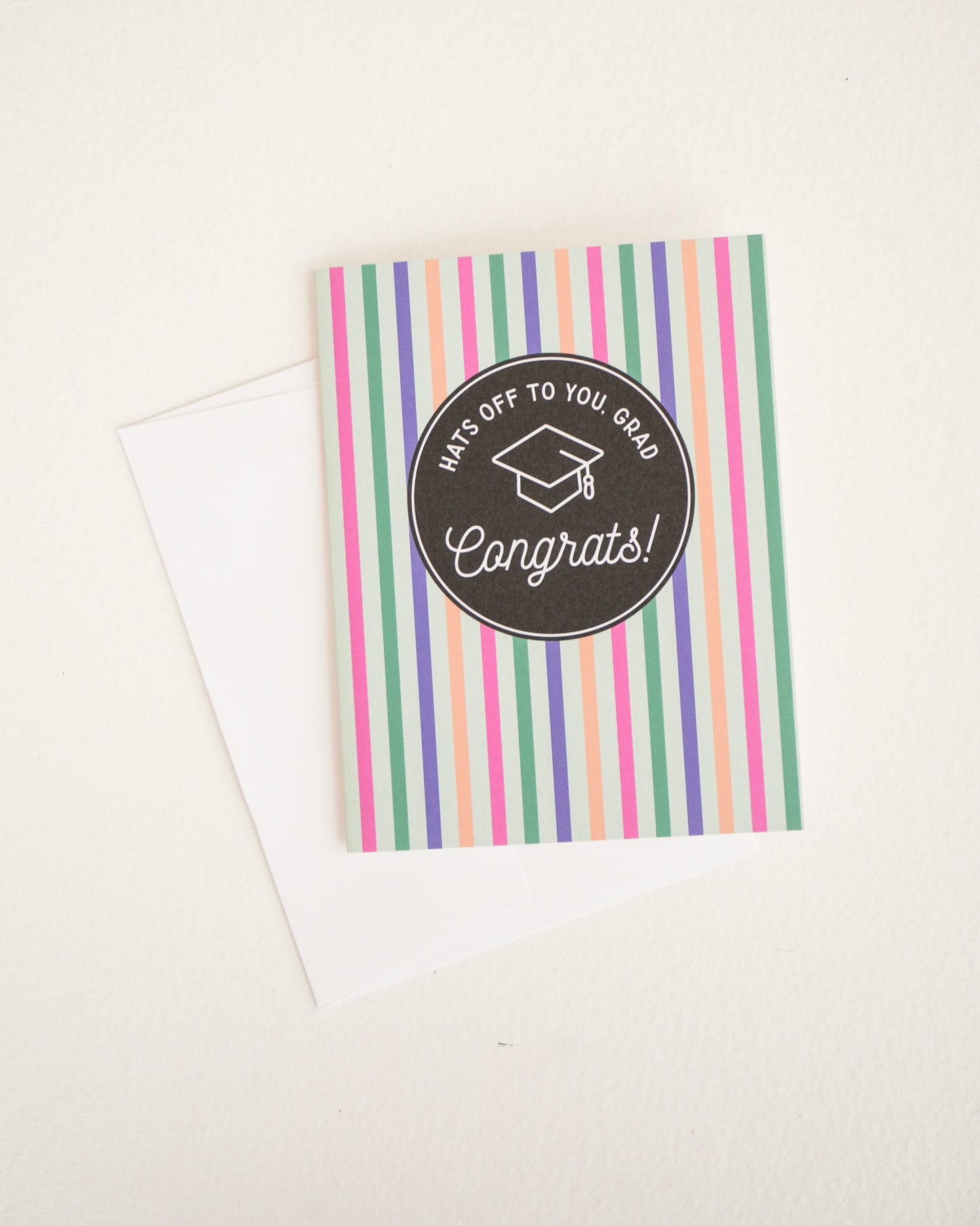 Hats Off Grad Graduation Greeting Card