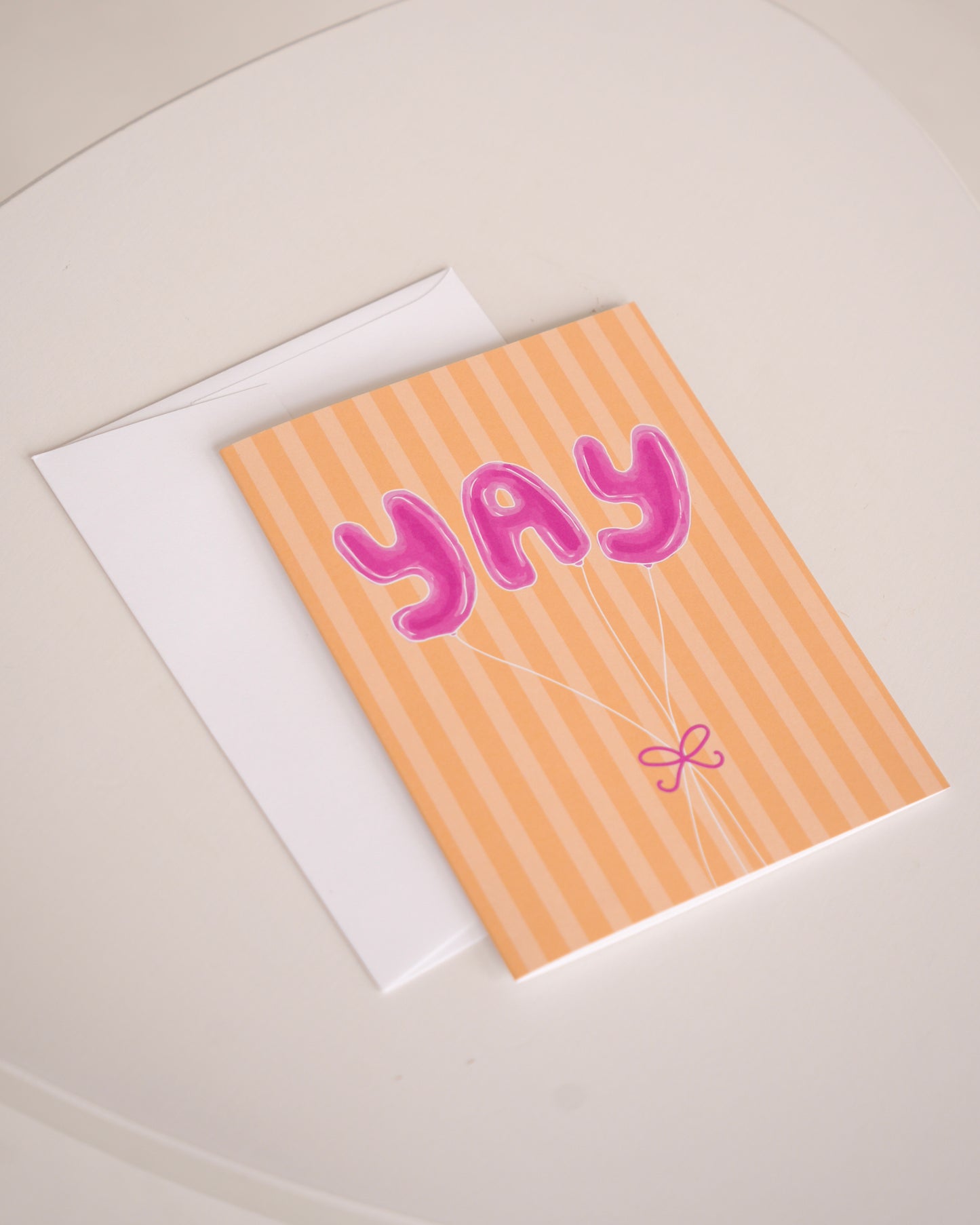 Yay Balloon Greeting Card
