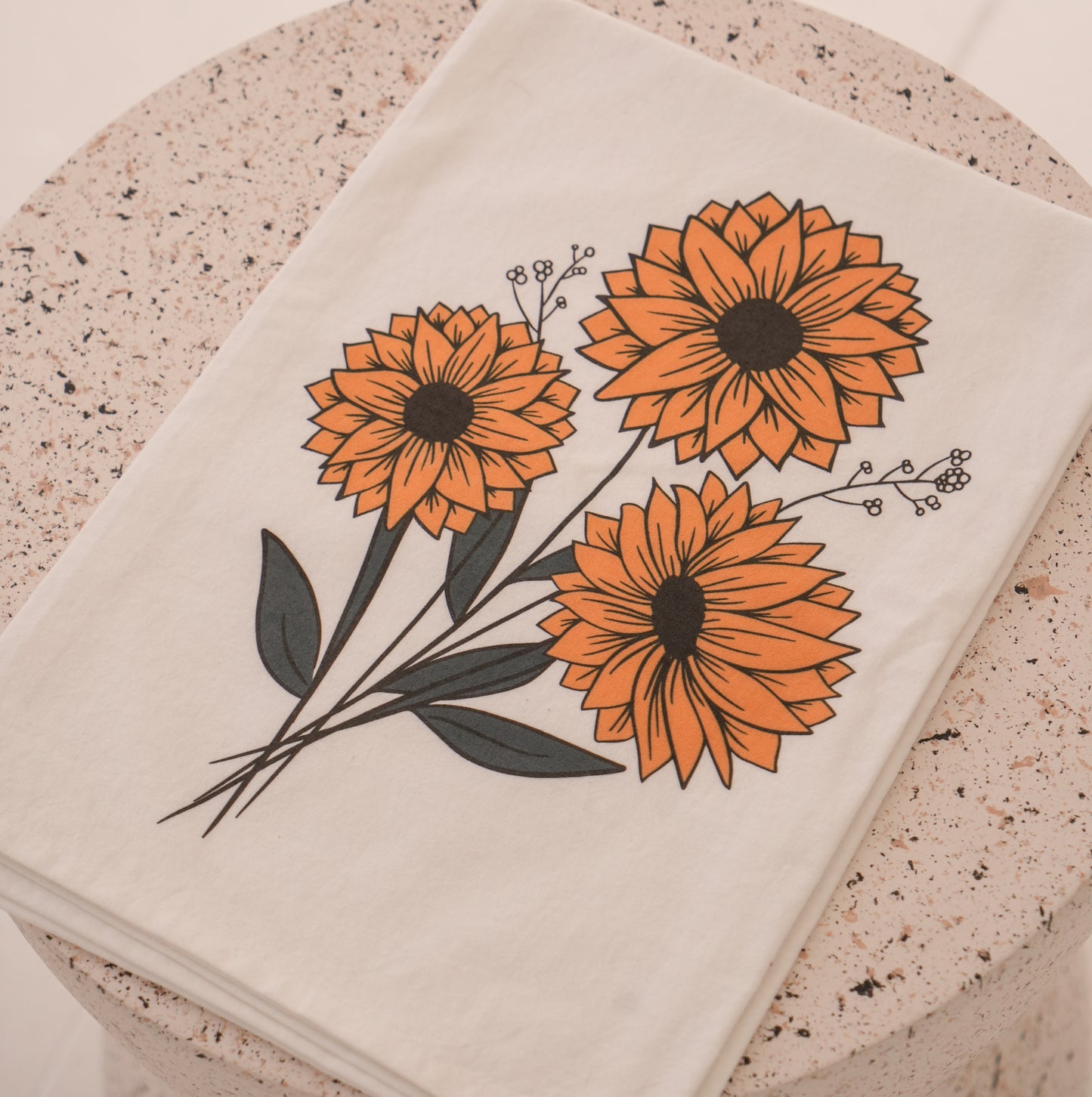 Sunflower Tea Towel