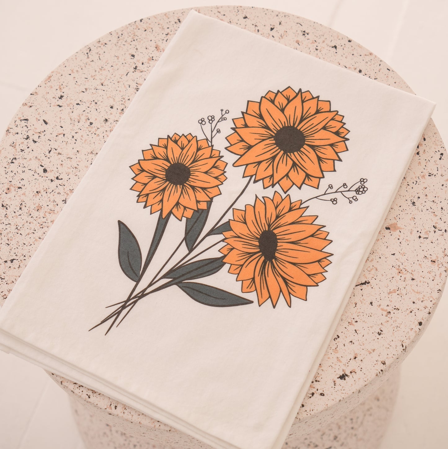 Sunflower Tea Towel