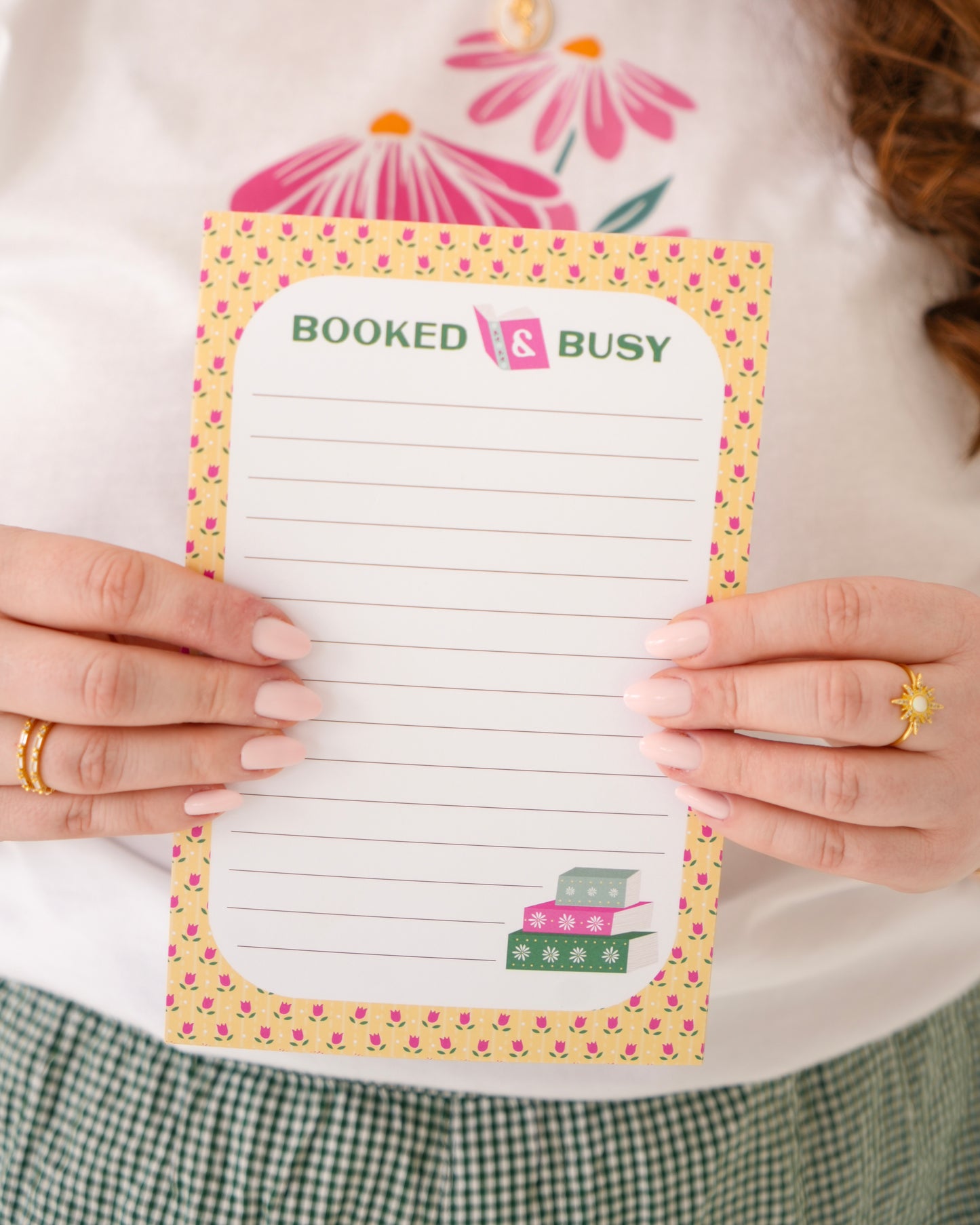 Booked & Busy Notepad