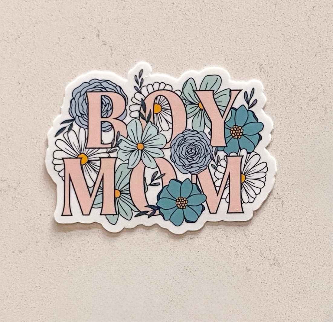 Boy Mom Sticker