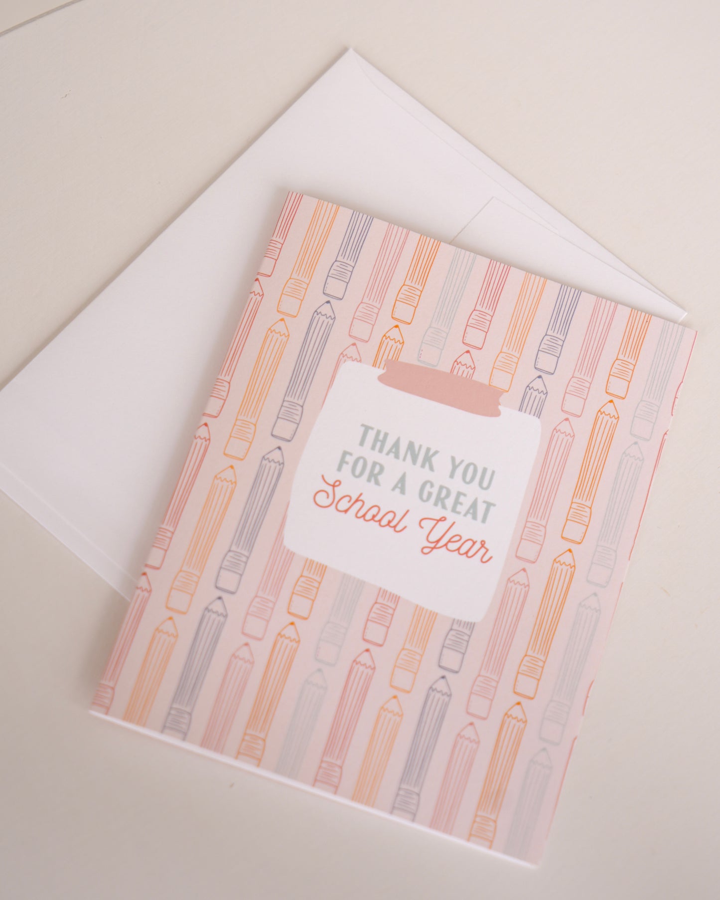 School Year Teacher Greeting Card