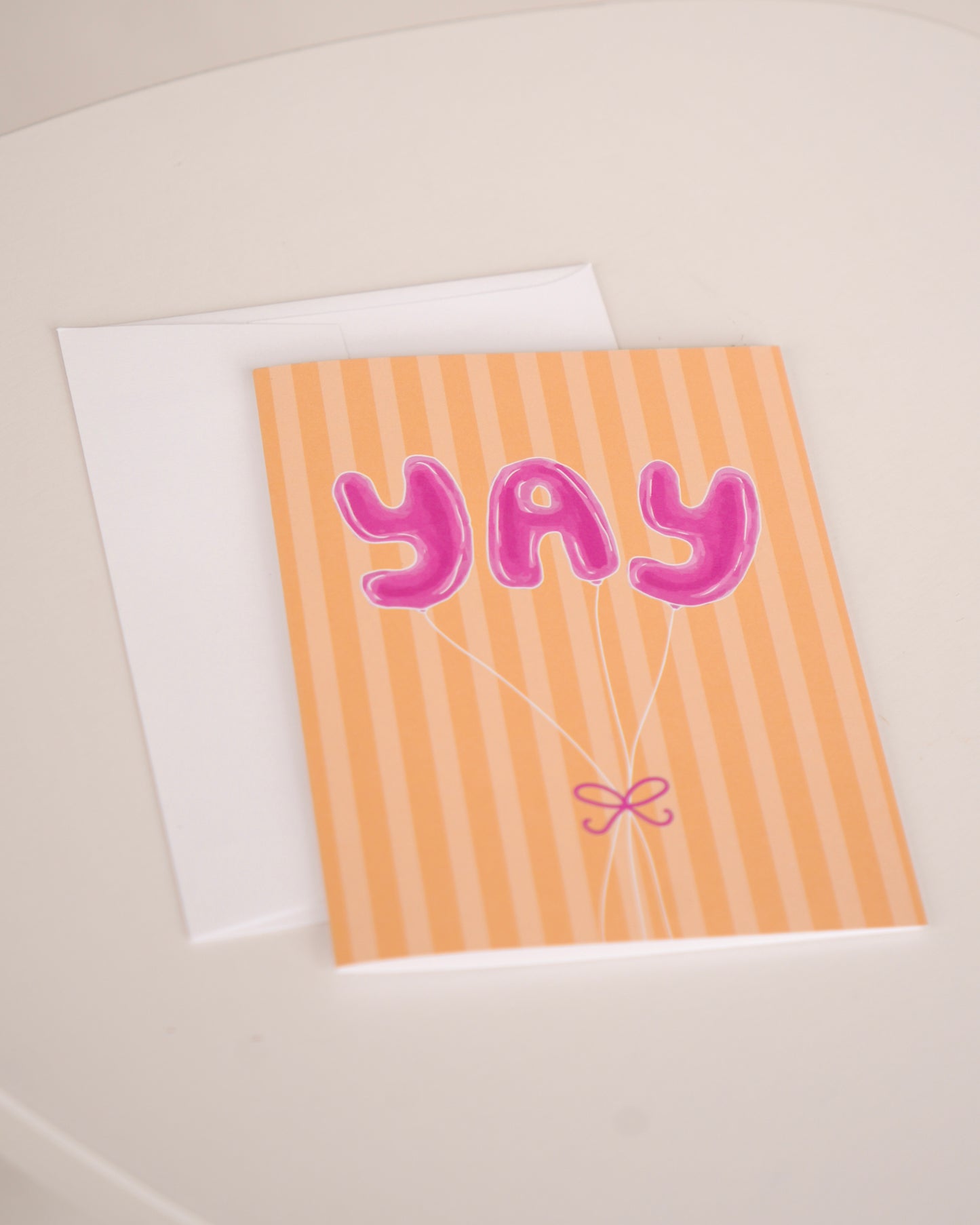 Yay Balloon Greeting Card