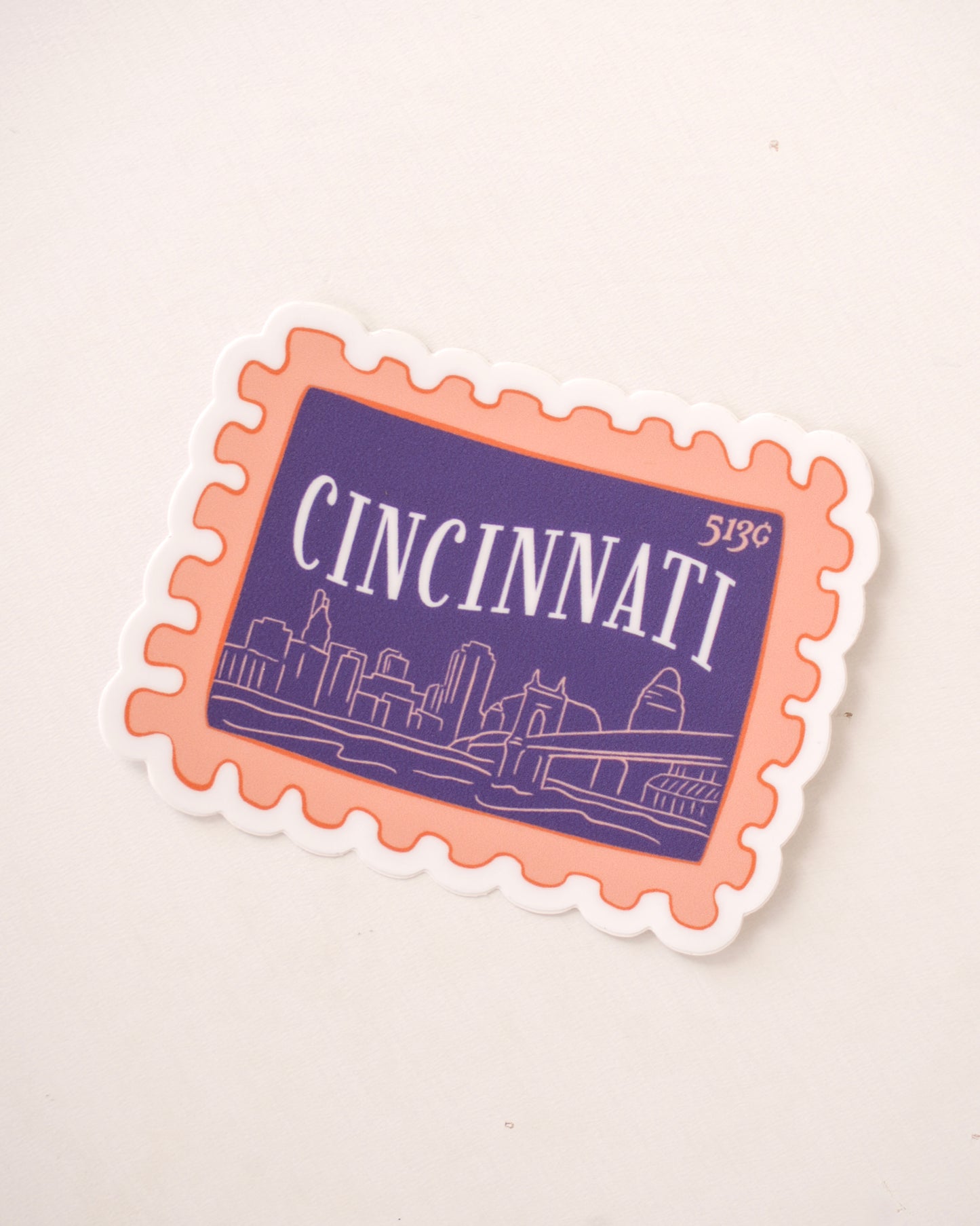 Cincinnati Stamp Sticker